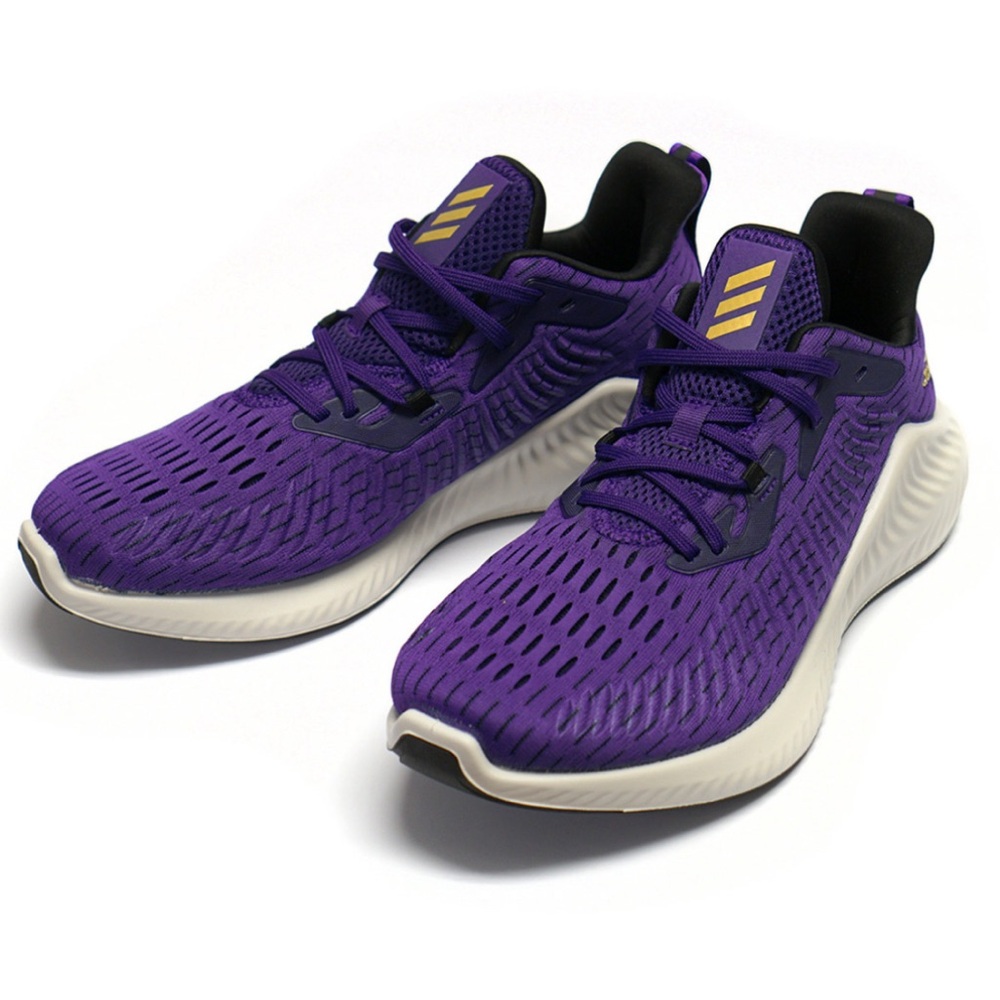 Men’s Adidas Bounce Shoes Purple Size 12.5M